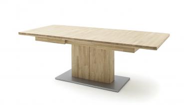 Esstisch RAVELLO T60  180 (230)x90 cm Balkeneiche Bianco